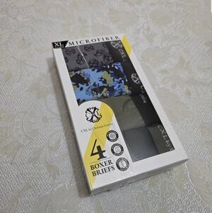 CXL Christian Lacroix Microfiber Stretch Men Boxer Briefs Camo 4 Pack XL NWT